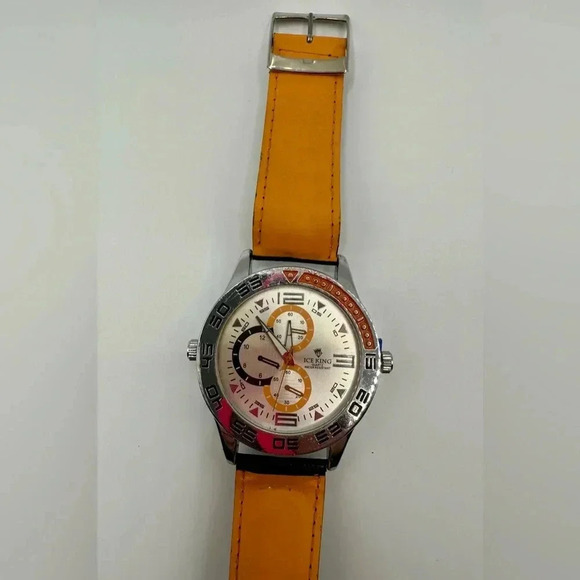 Ice King double side Watches Black And Orange - Picture 5 of 7